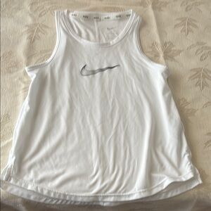 Nike  Girl’s White Tank Top